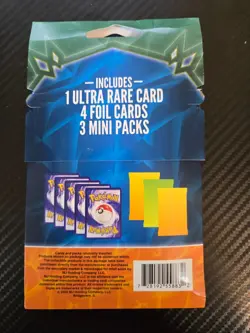 3 Pokemon Packs Each Include - 1 ULTRA Rare & 4 Random Foil Cards + 3 Mini Packs - Image 3