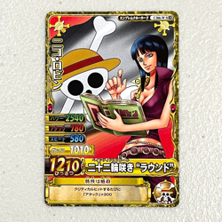 M1280 Nico Robin C306 W Japanese One Piece Berry Match Carddass Card 2010 - Image 1