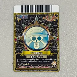 M1280 Nico Robin C306 W Japanese One Piece Berry Match Carddass Card 2010 - Image 2