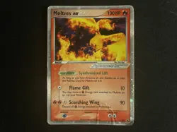 Moltres ex 031 Ultra Rare Holo EX Collector Tin Window Pokemon Card HP (DISC) - Image 1