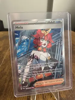 Pokemon Mela TCG Full Art Textured Holo Ultra Rare Card 236/182 Paradox - Image 1
