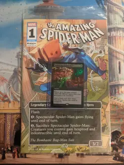 Behold The Sinister Six PAX West Promo Card Foil w/ Variant Comic MTG Spider-Man - Image 1