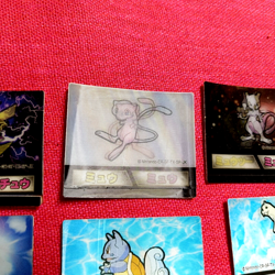 Eevee Pikachu Dragonite Mew Japanese Pokemon Meiji 3D Change Card Set of 10 - Image 4