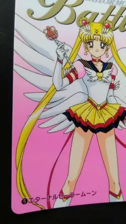 Eternal Sailor moon Sailormoon Sailor Stars Card Anime Game BADAI Rare No.5 F/S - Image 3