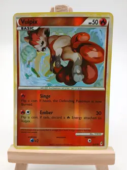 Vulpix 75/95 - Call of Legends - Reverse Holo Common LP Pokemon Card, 2011 - Image 1