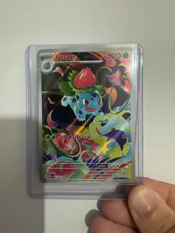 Pokemon TCG Ivysaur 134/132 Ultra Rare Mega Evolution Holo Full Art Mint Card - Image 1