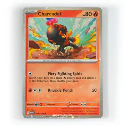 Pokemon - Charcadet - Cosmos Holo - 026/162 - SV Temporal Forces - Promo Card - Image 1