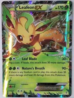 EX HOLO Leafeon 10/83 VLP - XY Generations Pokemon Card $2 Combined Shipping - Image 1