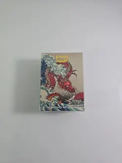 Dragon Shield 100 Standard Deck Card Game Sleeves Art Matte The Great Wave - Image 1