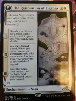The Restoration of Eiganjo Architect of Restoration MTG Kamigawa Neon Dynasty - Image 1