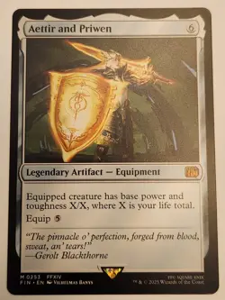 Aettir and Priwen Final Fantasy #253 Mythic Regular NM+ - Image 1