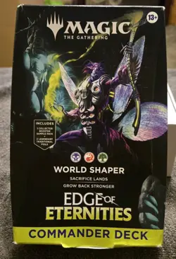 Magic The Gathering Edge of Eternities Commander Deck - World Shaper Sealed - Image 1