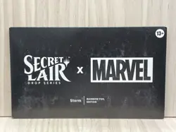 Magic the Gathering MTG Secret Lair X Marvel Storm Rainbow Foil Sealed - Image 1