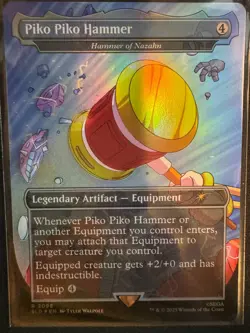 Piko Piko Hammer - Hammer of Nazahn (Rainbow Foil) Secret Lair Drop Foil - Image 1