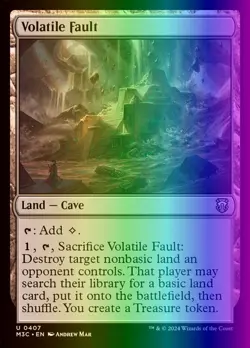 MTG Volatile Fault (407r/782) Modern Horizons 3 Commander LP FOIL - Image 1