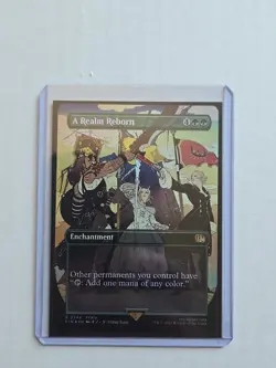 A Realm Reborn (Borderless/Foil) - Final Fantasy - NM - MTG Magic - Rare - Image 1