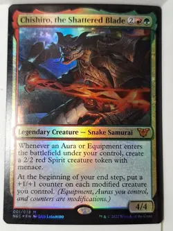 Chishiro, the Shattered Blade - FOIL - Commander - Magic the Gathering MTG Nice! - Image 1
