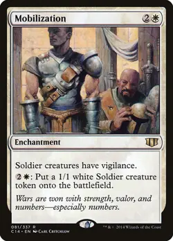 MTG Magic the Gathering Mobilization (81/397) Commander 2014 LP - Image 1