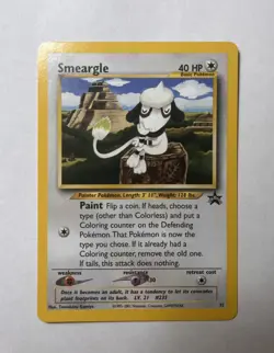Pokemon Card Smeargle #32 Black Star Promo NM/LP WOTC - Image 1