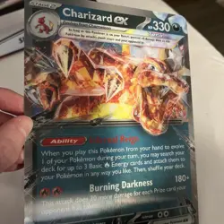 JUMBO Lenticular Charizard ex 054/091 Box Exclusive Promo Pokemon - Image 4