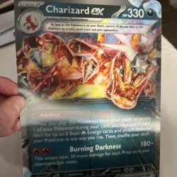 JUMBO Lenticular Charizard ex 054/091 Box Exclusive Promo Pokemon - Image 5