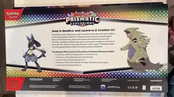 Pokemon TCG Prismatic Evolutions Lucario Ex + Tyranitar Ex Premium Collection - Image 2
