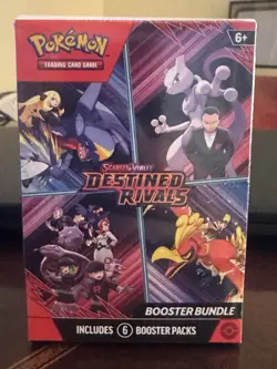 Pokemon Scarlet & Violet Destined Rivals Booster Bundle Box Sealed - Image 1