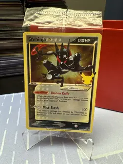 Pokemon Greninja Gold Star SEALED SWSH144 Holo Celebrations NM #12 - Image 1