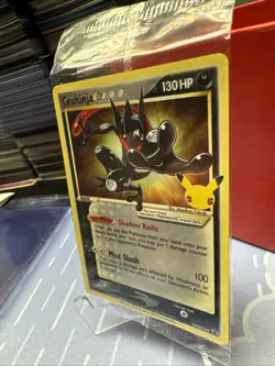 Pokemon Greninja Gold Star SEALED SWSH144 Holo Celebrations NM #12 - Image 3