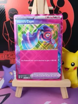 Hero's Cape 152/162 - ACE SPEC - Temporal Forces - POKEMON - NM - Image 1