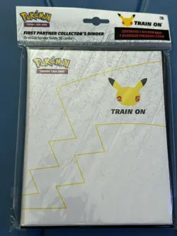 Pokemon Card 25th Anniversary First Partner Collector Binder Inc Jumbo Pikachu - Image 1