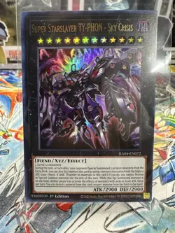Yugioh Super Starslayer TY-PHON-Sky Crisis RA04-EN072 Ultra Rare NM - Image 1