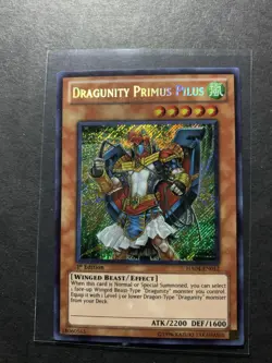 Yugioh - Dragunity Primus Pilus (Secret Rare) (1st Edition) - HA04-EN012 (P) - Image 1
