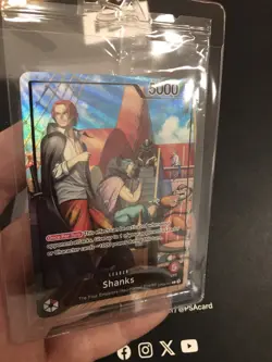 One Piece Shanks PSA Promo Card Exclusive OP09-001 Foil Sealed with Loader Rare - Image 3