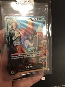 One Piece Shanks PSA Promo Card Exclusive OP09-001 Foil Sealed with Loader Rare - Image 4