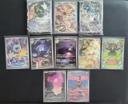 Pokemon 10 Card Lot Illustration rare and Pokemon Center Promos - Image 1
