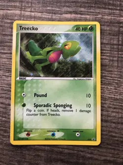 Treecko Promo Swirl Holo Pokemon Card in NM/Mint Condition - Image 1
