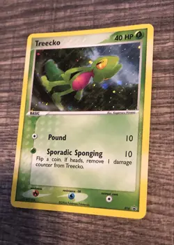 Treecko Promo Swirl Holo Pokemon Card in NM/Mint Condition - Image 3