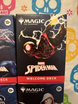 MAGIC THE GATHERING MTG NYCC 2025 SPIDERMAN WELCOME DECK 4 SET Peter Promo Card - Image 5