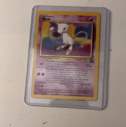24 Promo Mew 1999 Black Star Promo Pokemon Card #8 Non Holo - Image 4