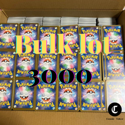 Pokemon TCG Japanese 3000 Card Assorted Lot Bundle Common Uncommon Japanese - Image 1