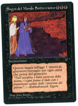 Underworld Dreams -- MTG (SP Quality) - Italian Legends - See scans!! - Image 1