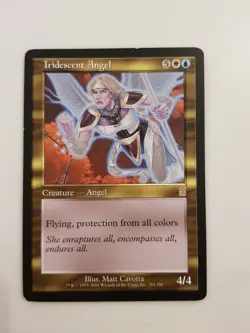 1x MTG Magic The Gathering TCG Iridescent Angel Rare Odyssey - Image 1