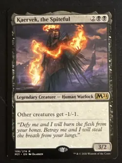 1x Kaervek, the Spiteful (106) Core Set 2021 LP MTG Magic the Gathering x1 MKE - Image 1
