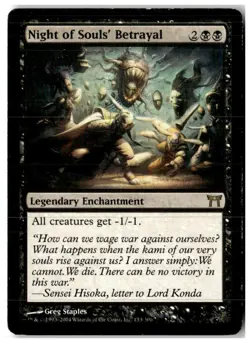 MTG Night of Souls' Betrayal - Champions of Kamigawa Heavily Played English - Image 1