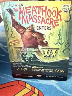 MtG INR Meathook Massacre #486 Showcase Movie Poster FOIL ••• - Image 1