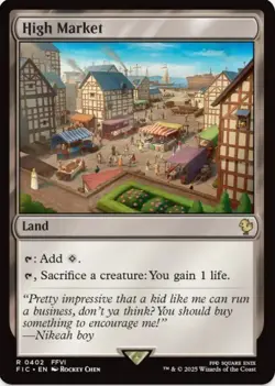 1 x High Market - Final Fantasy Commander - LP - MTG - Image 1