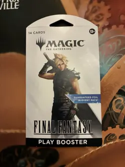 MTG Magic the Gathering Final Fantasy Play Booster Pack Sleeved Sealed - Image 1