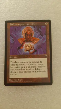 CARTE MTG MAGIC THE GATHERING VF boite a mystere de tefeiri 1996 - Image 1
