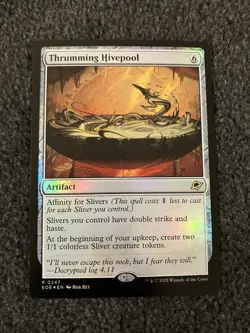 Magic MTG - Thrumming Hivepool Foil - Edge of Eternities - Image 1